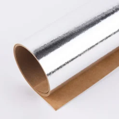 Creativ Company Lederpapier Bogen Stärke 0,55mm silberfarbig 49x100cm