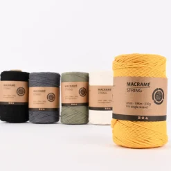 Creativ Company Makramee Kordel 2mm 198m 330g verschiedene Farben