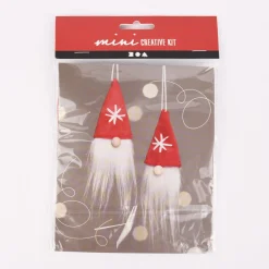 Creativ Company Mini-Kreativset Weihnachtswichtel für 2 Stück