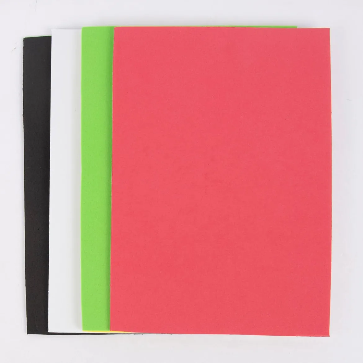 Creativ Company Moosgummi-Bögen 5 verschiedene Farben selbstklebend A5 15x21cm