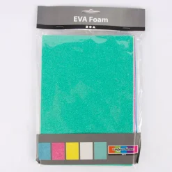 Creativ Company Moosgummi-Bögen Glitzer 5 verschiedene Farben pastell selbstklebend A5 15x21cm