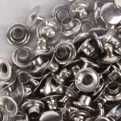 Creativ Company Nieten Metall silberfarbig 50 Stück 7mm