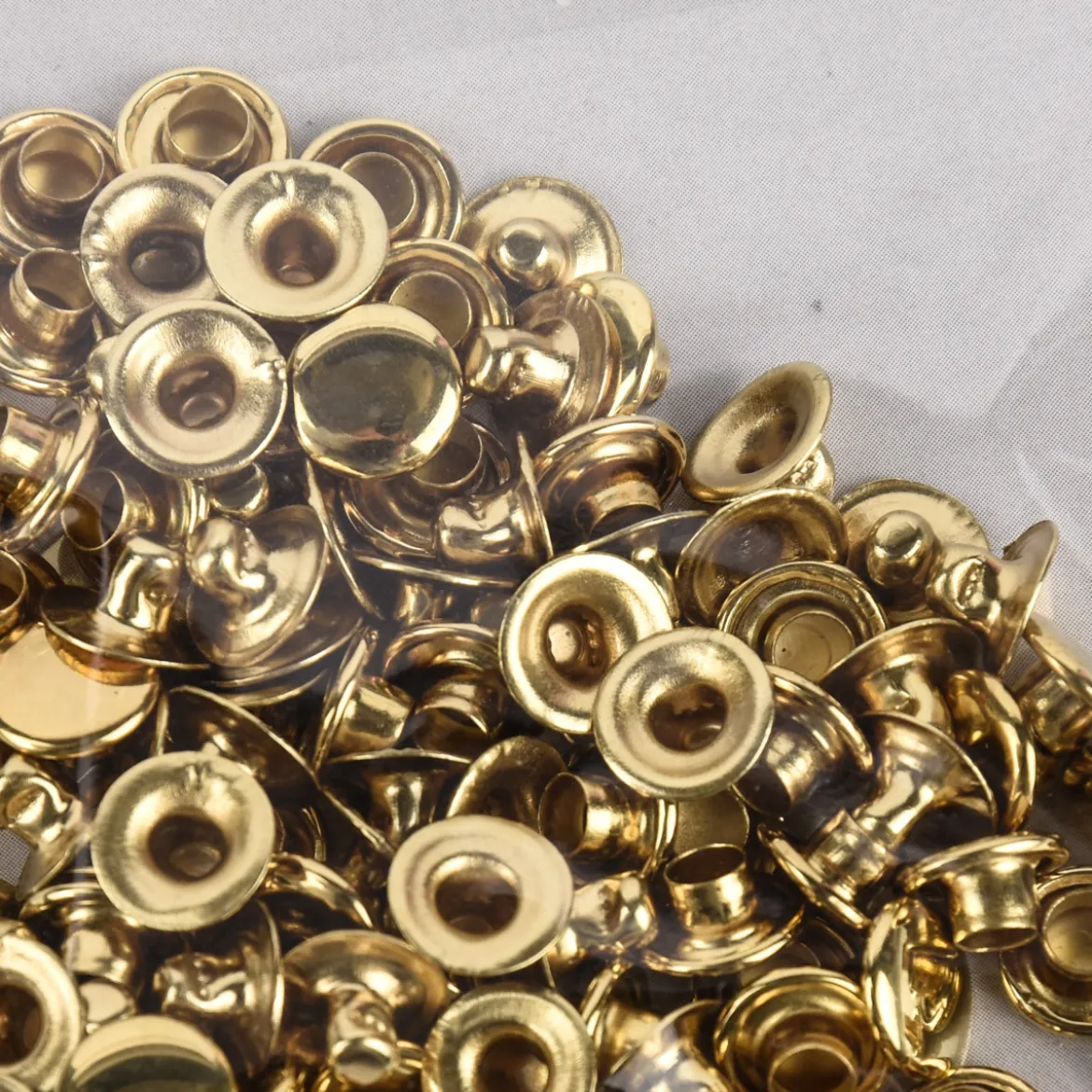 Creativ Company Nieten Metall messingfarben 50 Stück 7mm