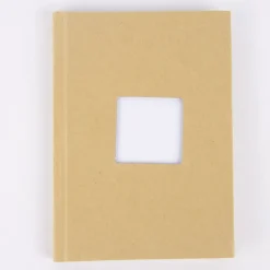 Creativ Company Notizbuch mit Sichtfenster A6 braun 10,5x15cm