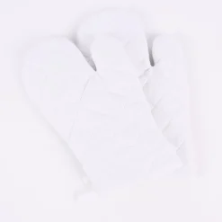 Creativ Company Ofenhandschuh 1 Stück aus Baumwolle weiß 28x18cm