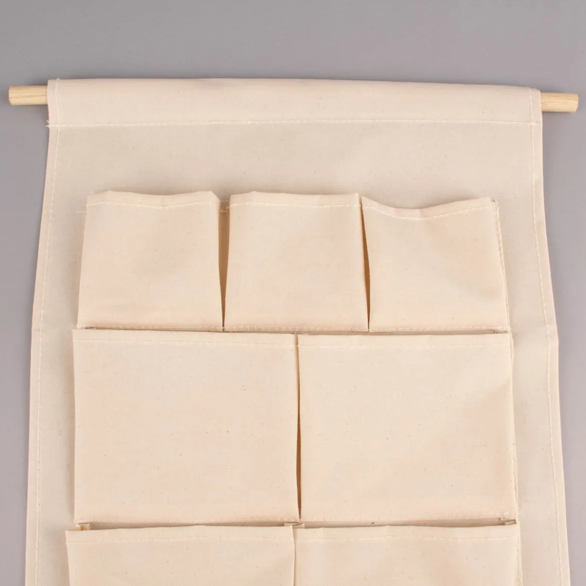 Creativ Company Organizer zum Aufhängen mit 7 Taschen natur 34x46cm