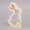 Creativ Company Osterhasen Silhouetten Holz natur verschiedene Größen 2 Stück