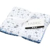 Creativ Company Patchwork-Stoff-Set Stoffabschnitt verschiedene Muster blau weiß 45x55cm