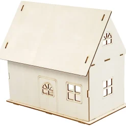 Creativ Company Puppenhaus Bau-Set 7-tlg. 27x18x25cm