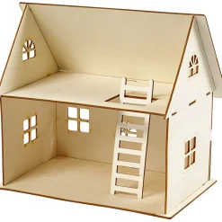 Creativ Company Puppenhaus Bau-Set 7-tlg. 27x18x25cm