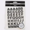 Creativ Company Rub-on Sticker Buchstaben schwarz 2 Bögen 12x15,5cm