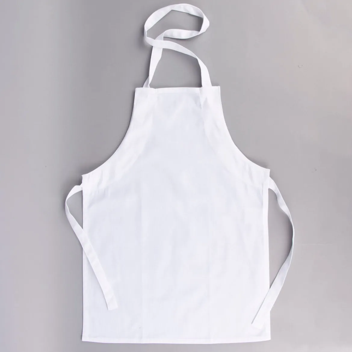 Creativ Company Schürze für Kinder zum Bemalen aus Baumwolle weiß 43x61cm