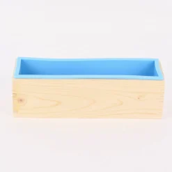 Creativ Company Seifengießform rechteckig Silikon Holz 28x9x8cm
