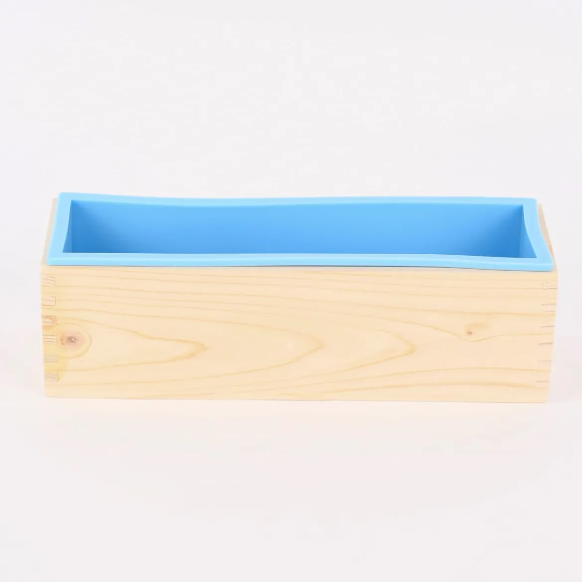 Creativ Company Seifengießform rechteckig Silikon Holz 28x9x8cm