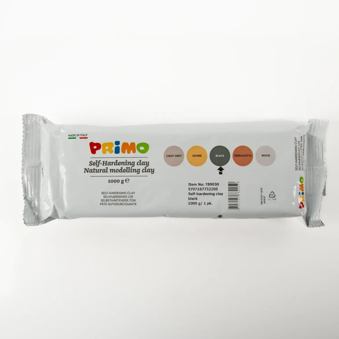 Creativ Company selbsthärtender Ton schwarz 1000g