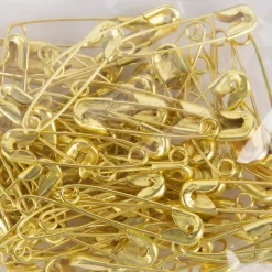 Creativ Company Sicherheitsnadeln 100 Stk goldfarben 0,6mm Stärke