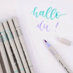 Creativ Company Sketch Marker Strichstärke 1 u. 2-5mm 12 Farben Pastell