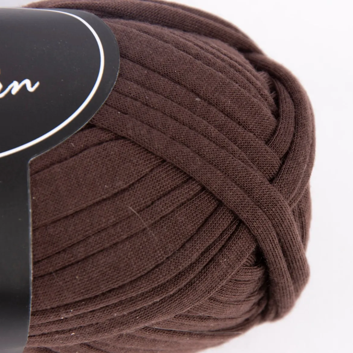 Creativ Company Spaghetti-Garn aus 100% Polyester braun 35m lang 100g