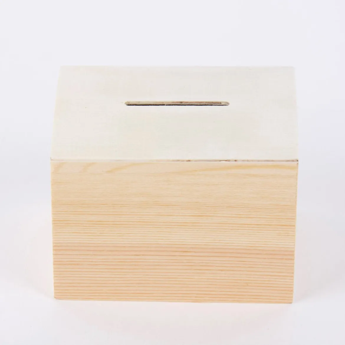 Creativ Company Spardose blanko Holz 10x8x7cm