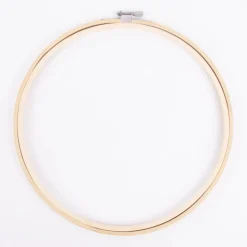 Creativ Company Stickrahmen rund mit Metallklammer Holz 25cm