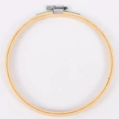 Creativ Company Stickrahmen rund mit Metallklammer Holz 15cm