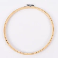 Creativ Company Stickrahmen rund mit Metallklammer Holz 20cm