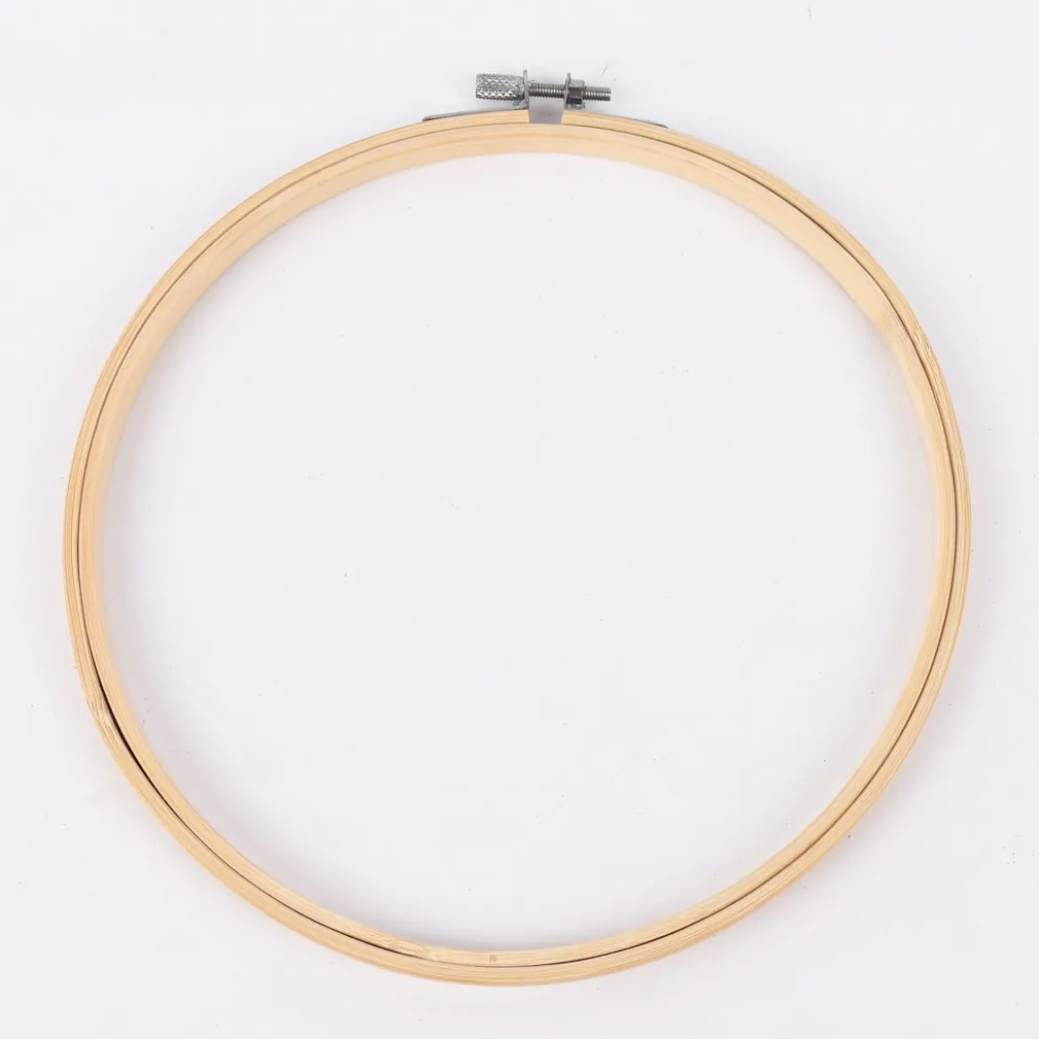 Creativ Company Stickrahmen rund mit Metallklammer Holz 20cm
