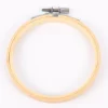 Creativ Company Stickrahmen rund mit Metallklammer Holz 10cm
