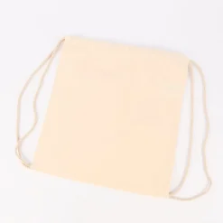 Creativ Company Stoffbeutel mit Kordelzug aus Baumwolle blanko natur 37x41cm