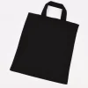 Creativ Company Stoffbeutel aus Baumwolle blanko schwarz 42x37cm