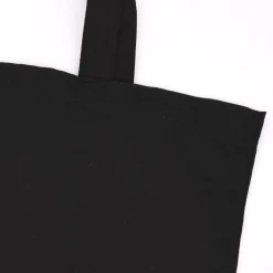 Creativ Company Stoffbeutel aus Baumwolle blanko schwarz 42x37cm