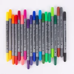 Creativ Company Textilmalstifte Set 20 Stück verschiedenfarbig Standardfarben