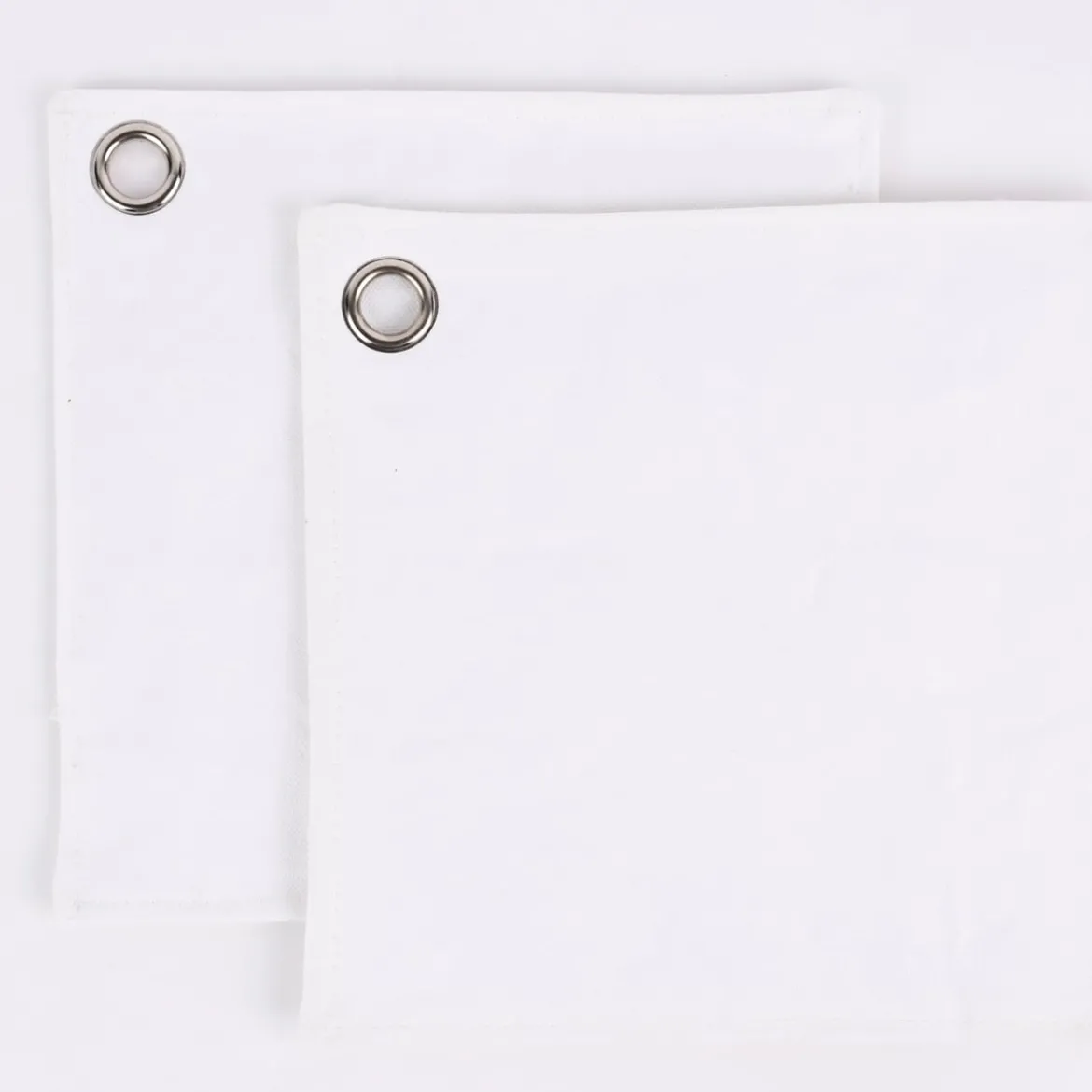 Creativ Company Topflappen 2 Stück aus Baumwolle weiß 22x22cm