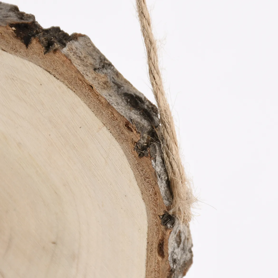 Creativ Company Türschild Baumschiebe blanko rund Holz 11x12cm
