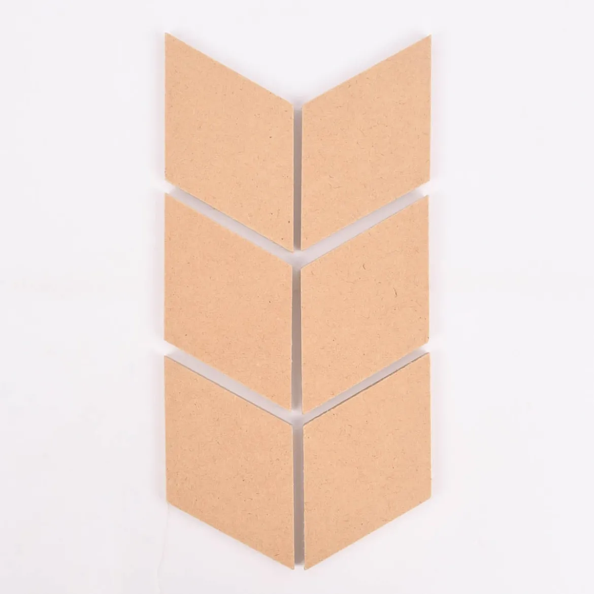 Creativ Company Wanddeko blanko Holz verschiedene Formen