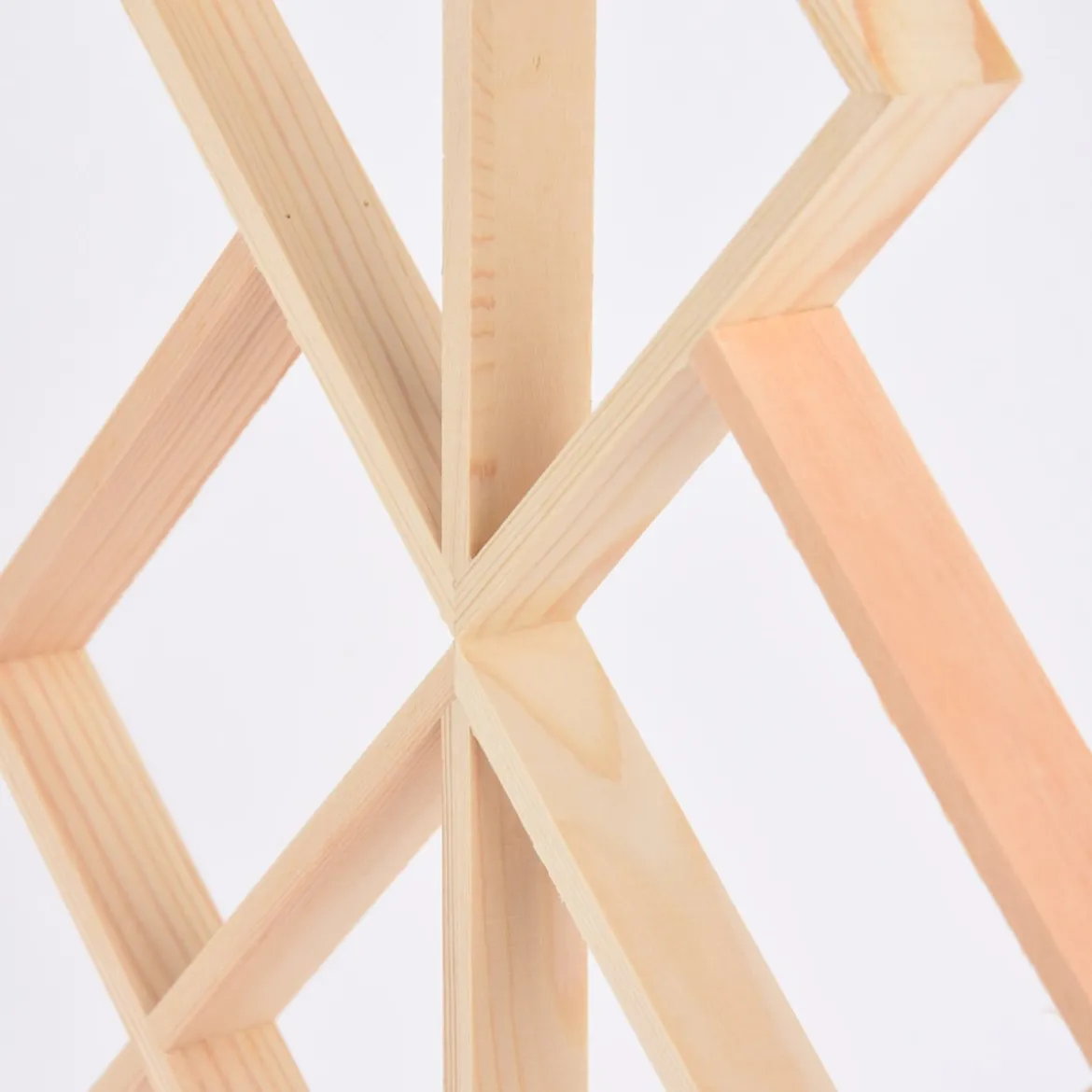 Creativ Company Weihnachtsbaum geometrisch Holz natur 47x60cm