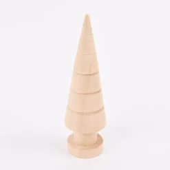 Creativ Company Weihnachtsbaum Massivholz natur 18x4,5cm