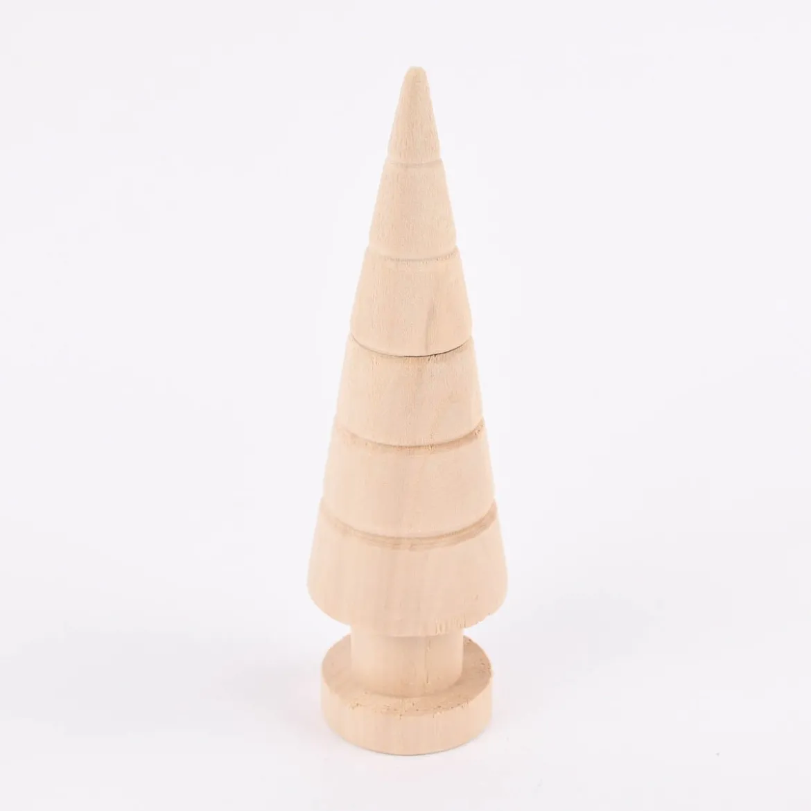 Creativ Company Weihnachtsbaum Massivholz natur 18x4,5cm