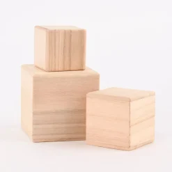 Creativ Company Würfel 3er Set Holz verschiedene Größen
