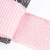 Cuff Bündchen Fertigbündchen Grobstrick Glitzer einfarbig rosa pink 7x110cm