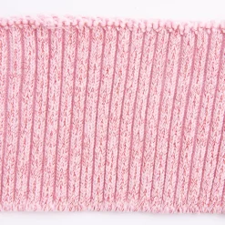 Cuff Bündchen Fertigbündchen Grobstrick Glitzer einfarbig rosa pink 7x110cm