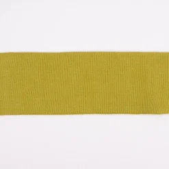 Cuff Bündchen Fertigbündchen Organic Bio einfarbig dunkel lime 7x135cm
