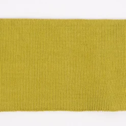Cuff Bündchen Fertigbündchen Organic Bio einfarbig dunkel lime 7x135cm