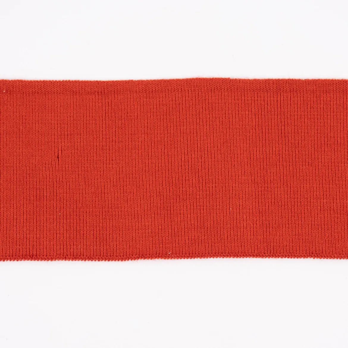 Cuff Bündchen Fertigbündchen Organic Bio einfarbig terrakotta 7x135cm