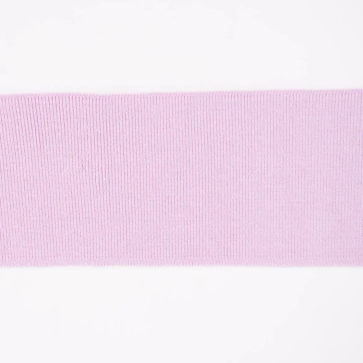 Cuff Bündchen Fertigbündchen Organic Bio einfarbig pastell lila 7x135cm