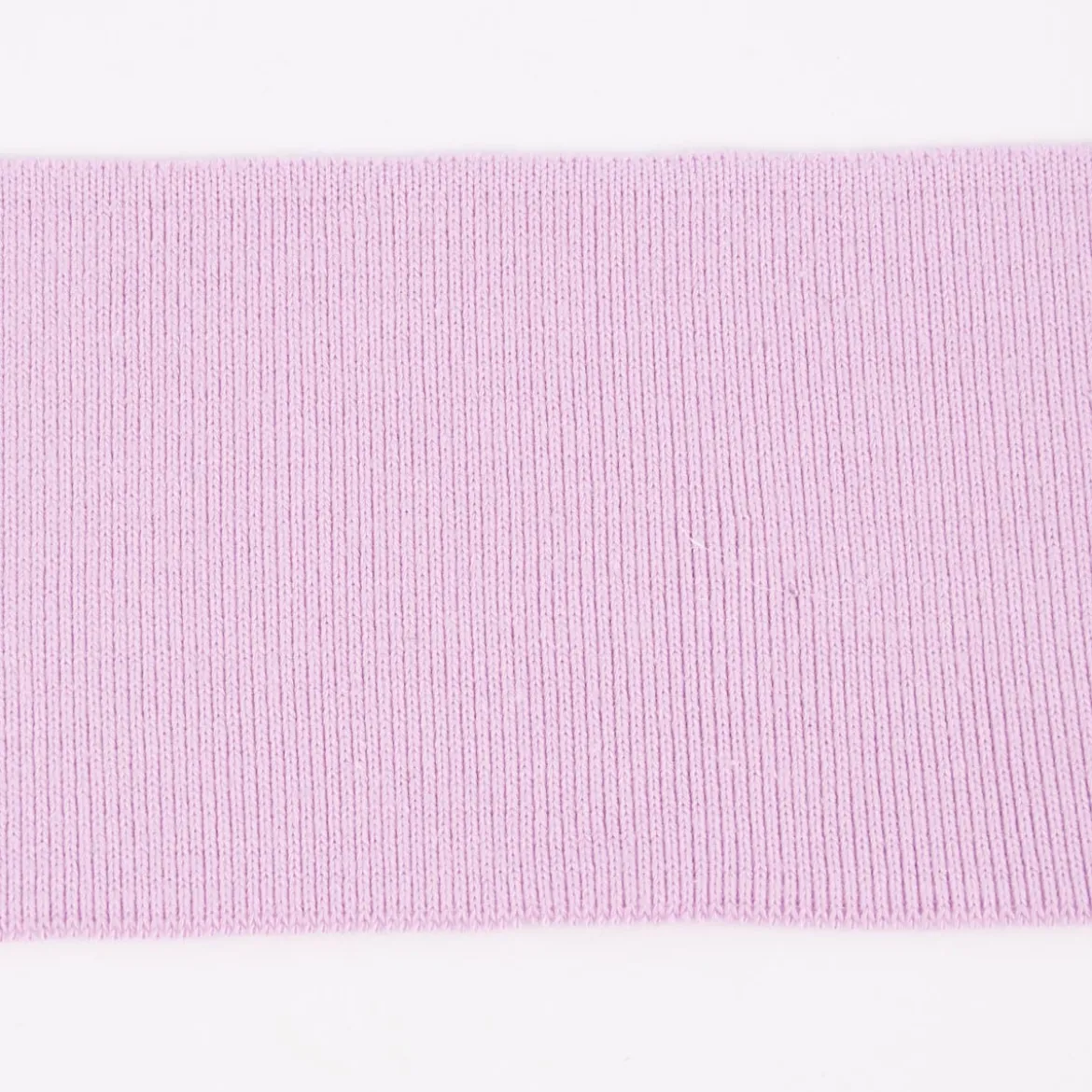 Cuff Bündchen Fertigbündchen Organic Bio einfarbig pastell lila 7x135cm