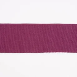 Cuff Bündchen Fertigbündchen Organic Bio einfarbig lila 7x135cm