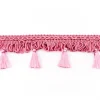 Dekoband mit Bommel rosa 5cm