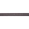 Dekoband schwarz mit silber Kette Meterware Breite: 1,7cm