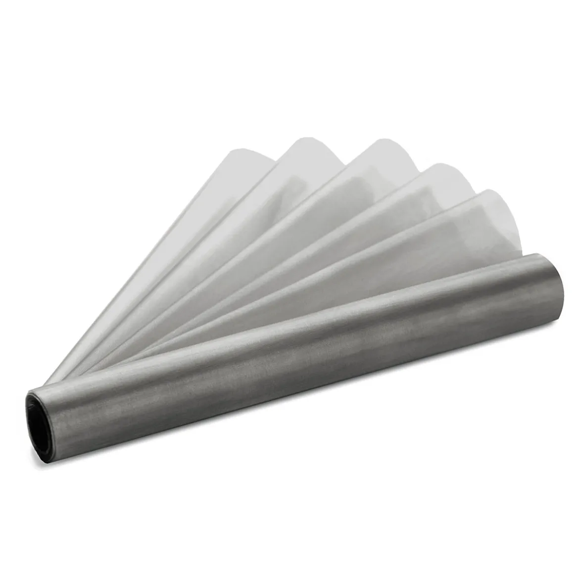 Deko Band Tischband Organza grau 0,36x9m